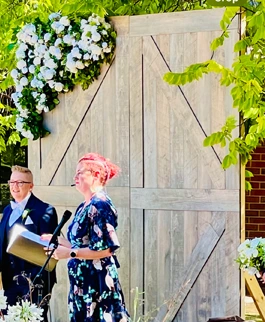 barn door backdrop