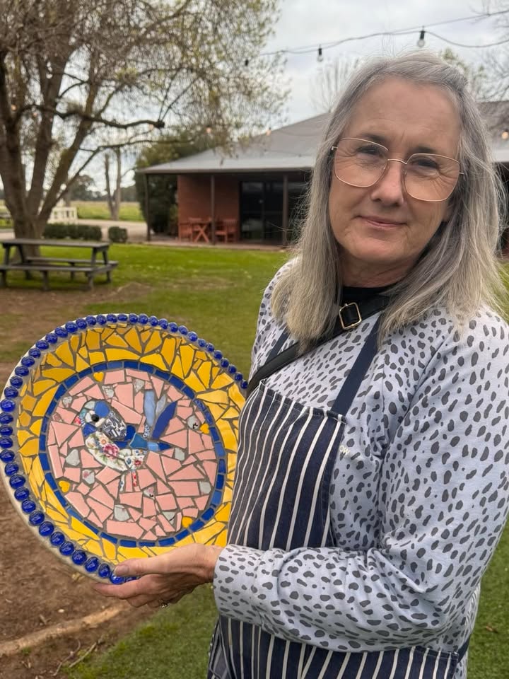 birdbath mosaic workshop