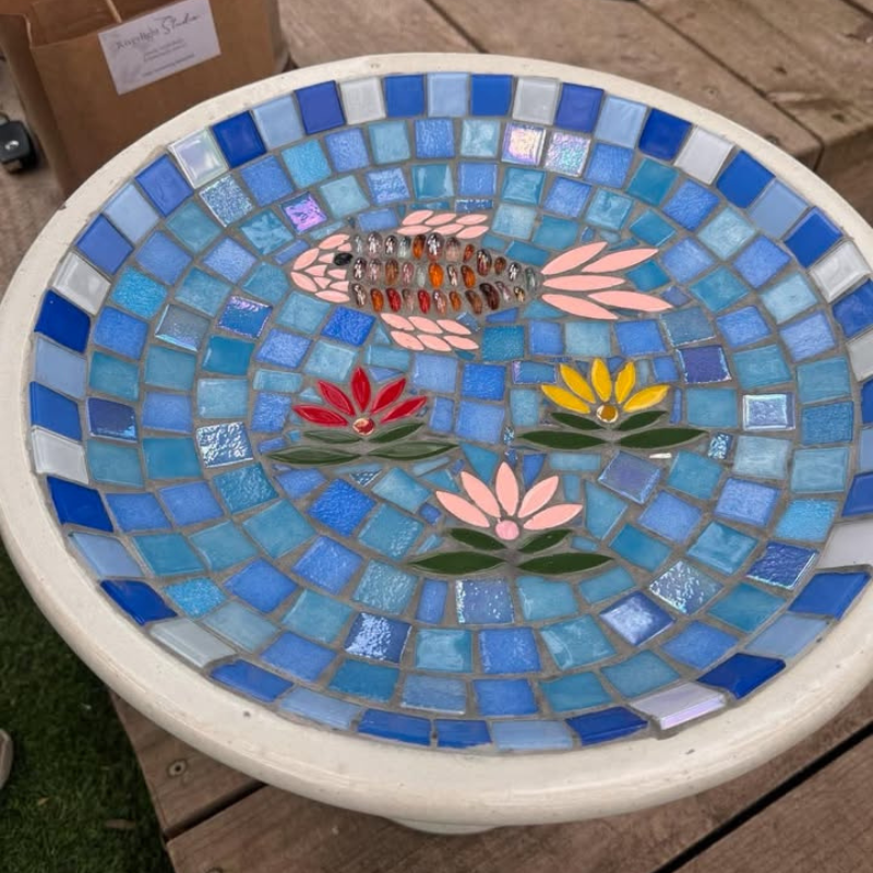 birdbath mosaic 1