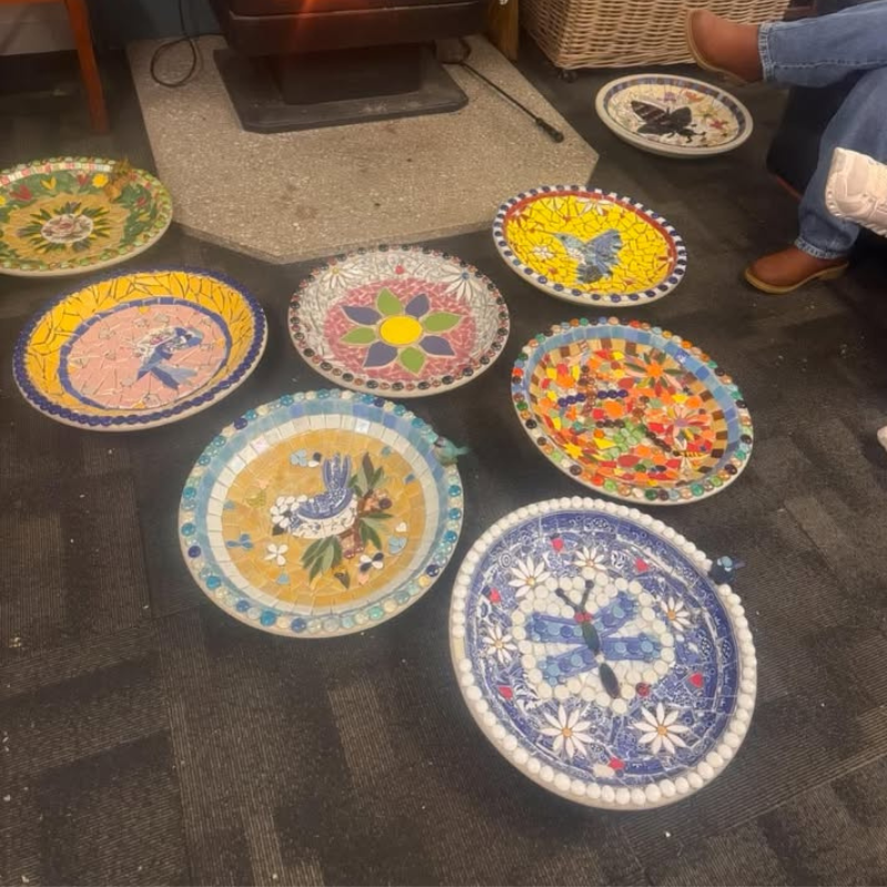 birdbath mosaic 3