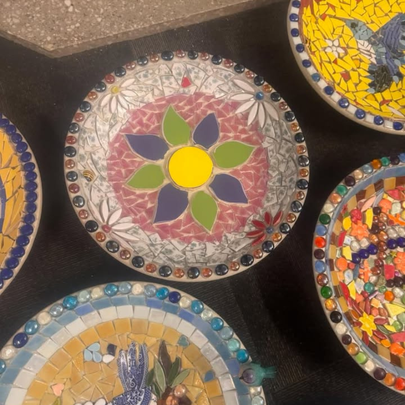 birdbath mosaic 5