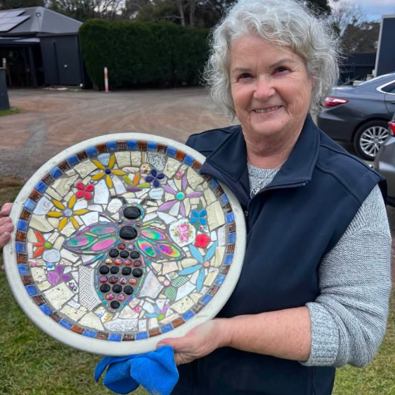 birdbath mosaic 8